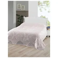 Покрывало-простыня Keiran Цвет: Мокко br16927 (160х220 см) Karna-0