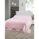 Простыня Karna Ottoman, махра, размер 200x220 см, цвет розовый