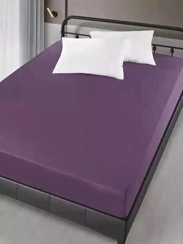 Простынь сатин на резинке 160x200+30 см KARNA 01526566-3