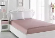 Простынь сатин на резинке 160x200+30 см KARNA 01526569