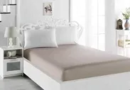 Простынь сатин на резинке 160x200+30 см KARNA 01526572