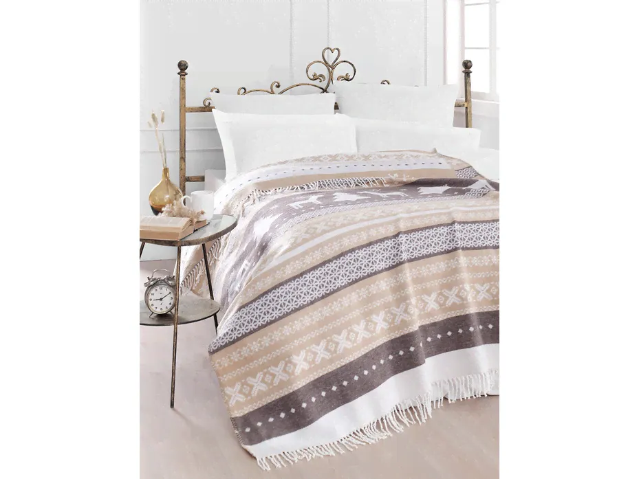 Плед Cardif НГ хлопковый 150*200 Karna Home Textile-0