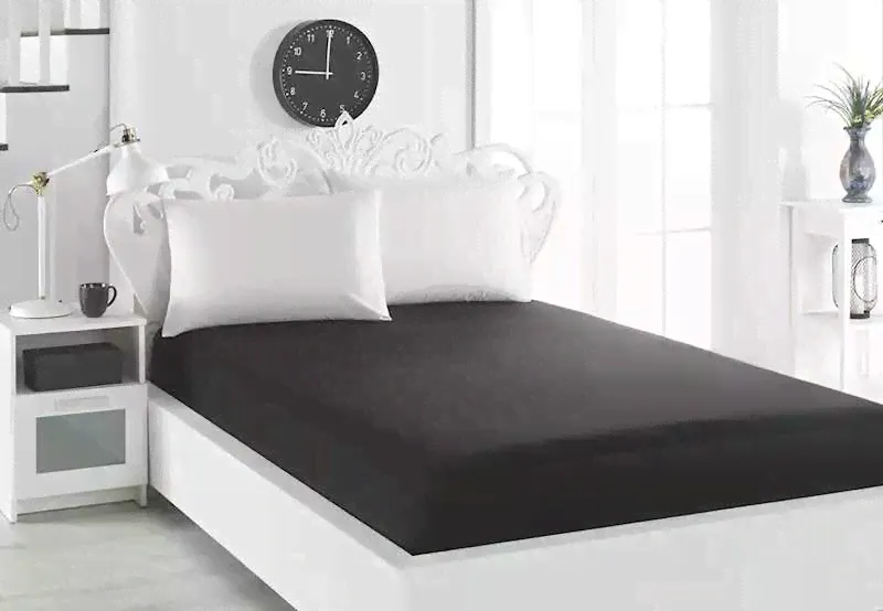 Простынь сатин на резинке 160x200+30 см KARNA 01526573-0