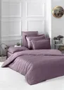 Комплект постельного белья Loft Karna сатин однотонный грязно-розовый