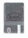 Полотенце хлопковое махровое KARNA AREL серое 50х100