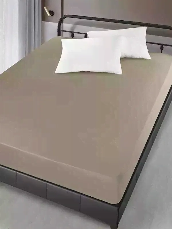 Простынь сатин на резинке 160x200+30 см KARNA 01526563-1